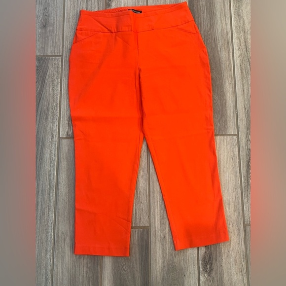 Versona Burnt Orange Crop Pants Size 10 - Picture 11 of 11